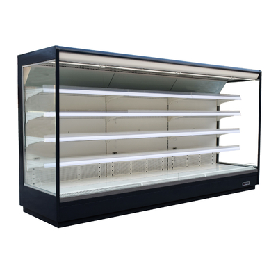 Supermarket Open Display Fridge for Dairy and Drinks with LED Lighting